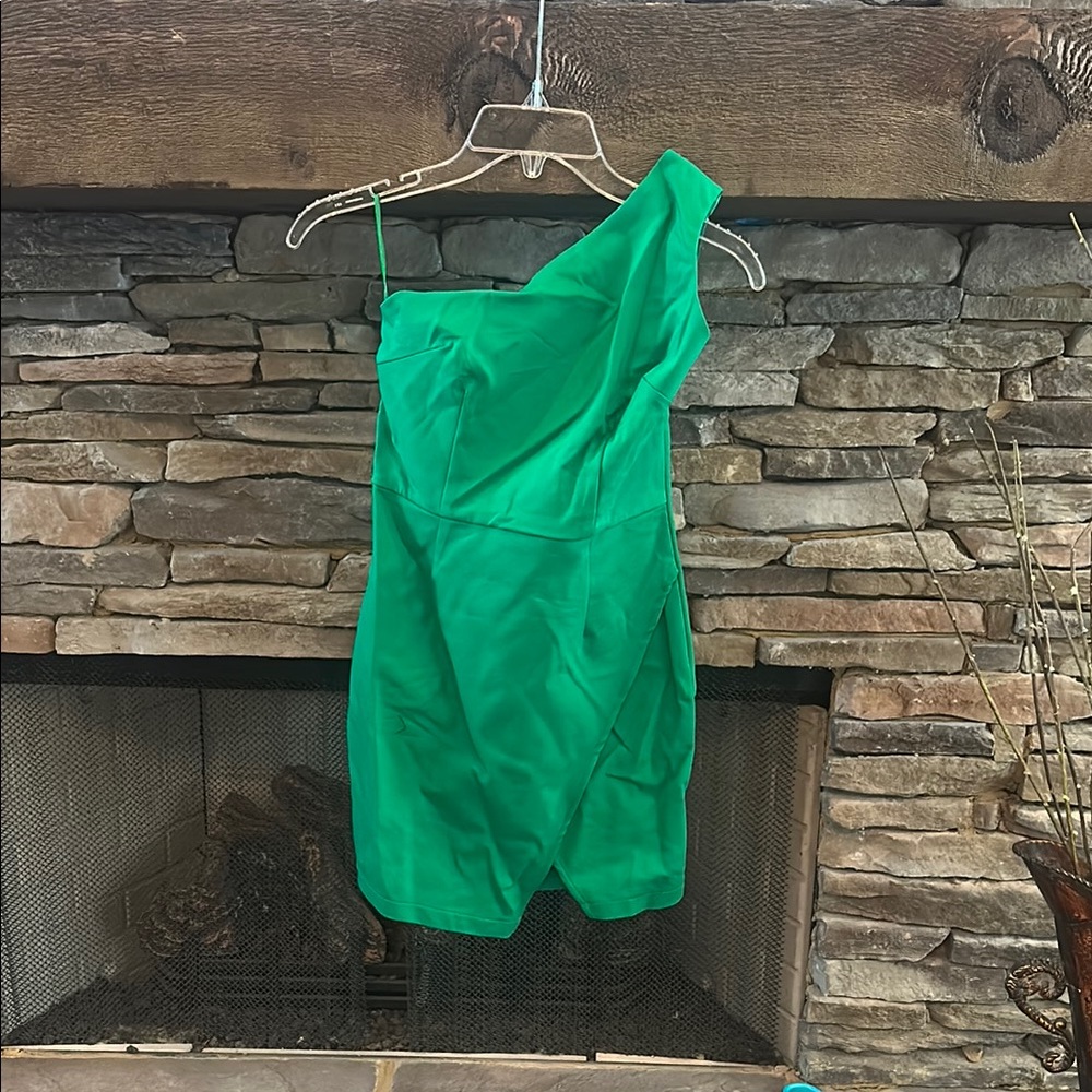 Green Superdown Mini Dress